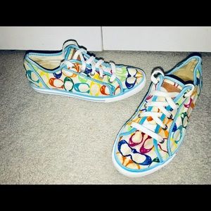 **** Coach Scribble Sneakers Size 9 **** 👟
